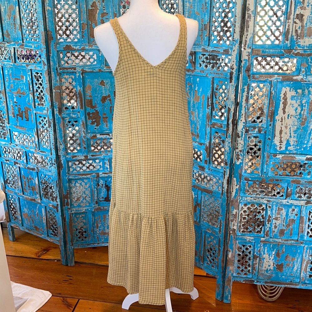NWT Yellow Tinycottons maxi dress size